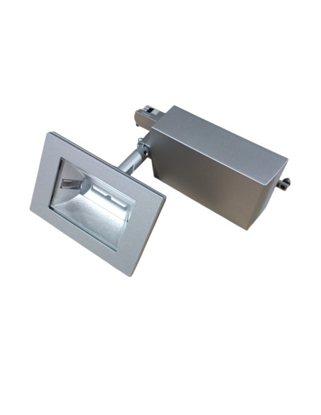 Iguzzini 4815 parallel gray 213x142 150w hit electron w//track adapter